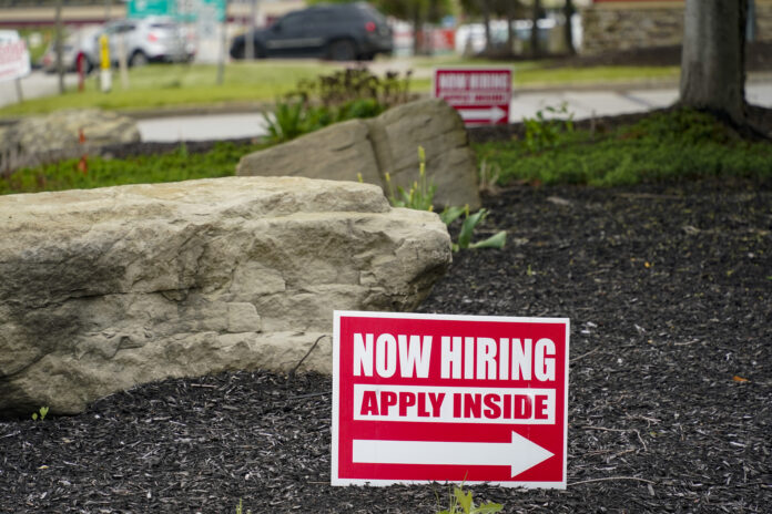 RHODE ISLAND'S unemployment rate was 5.4% in October. / AP FILE PHOTO/HEITH SRAKOCIC