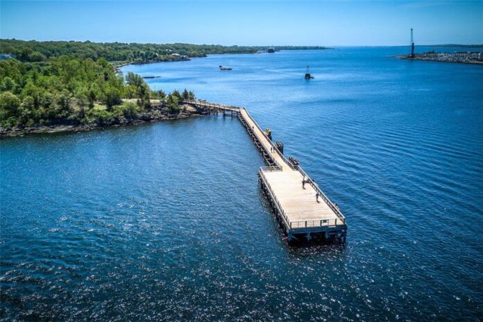 THE CITY OF EAST PROVIDENCE is joining forces with the Blackstone Valley Tourism Council to embark on a $500,000 tourism campaign aimed at showcasing the city’s attractions. Pictured is the recently renovated pier on the city's waterfront. / COURTESY CITY OF EAST PROVIDENCE
