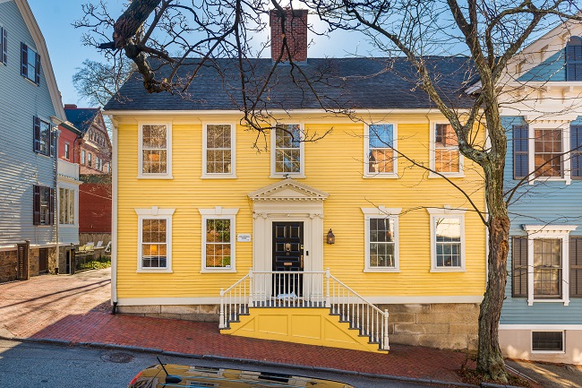 THE HISTORIC JOHN PITMAN HOUSE at 21 George St. on College Hill in Providence recently sold for $1.3 million. / COURTESY RESIDENTIAL PROPERTIES LTD.