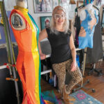 UNIQUE DESIGNS: Lauren Sullivan designs and constructs costumes for a range of performers at her Siena Moon Design LLC studio in Pawtucket. / PBN PHOTO/MICHAEL SALERNO