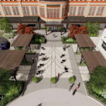 MARSELLA DEVELOPMENT CORP. received approval on April 20 for plans to redevelop the lower level of Union Station into 30,000-square-foot food hall, restaurant and outdoor dining plaza. / RENDERING COURTESY OF MARSELLA DEVELOPMENT CORP. 