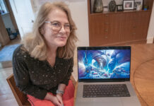 Where are NFTs headed in the business world? SCREENSHOT: Digital artist Anne Spalter displays one of her works, “The Wonder of It All.” The non-fungible token of the art was up for auction at Sotheby’s in April. /
PBN PHOTO/MICHAEL SALERNO