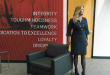 THE MESSENGER: Karen Medeiros, executive vice president and chief marketing officer at Gilbane Building Co. in Providence, says she looks for nontraditional ways to communicate about the industry, including social media and promoting the trades in schools and other outlets.  / PBN PHOTO/RUPERTY WHITELEY