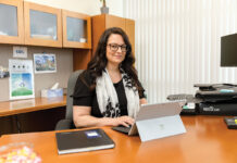 BROADBAND EXPANSION: Stephanie Federico, vice president of public and government affairs at Cox Communications Inc. in West Warwick, was instrumental in obtaining a $120 million commitment from Cox to expand Rhode Island’s broadband infrastructure. / PBN PHOTO/TRACY JENKINS