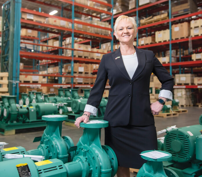 IMPACTFUL LEADER: Since Cheryl Merchant joined Taco Comfort Solutions in 2019 as CEO, the heating, cooling, plumbing and irrigation systems manufacturer in Cranston has seen a 20% jump in revenue. / PBN PHOTO/DAVE HANSEN