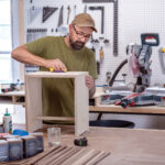 CREATIVE ­­OUTLETS: ­­Barrington woodworker Torsten Mayer-Rothbarth says Etsy Inc. is one of several places he sells his work. Convenience outweighs the downsides for many sellers using Esty, he says. / PBN PHOTO/MICHAEL SALERNO