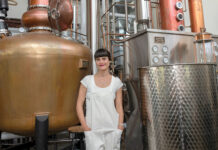 TAPPING THE ENERGY: Manya Rubinstein, CEO of Industrious Spirit Co., a distillery in Providence, says she was drawn to the city and the closeness and collaborative nature among its artisans. / PBN FILE PHOTO/MICHAEL SALERNO