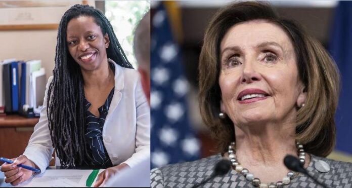 FROM LEFT, former R.I. Department of Health director Dr. Nicole Alexander-Scott and U.S. House Speaker Nancy Pelosi, D-Calif., will be among eight individuals receiving honorary degrees from Brown University later this month. / PBN FILE PHOTO/MICHAEL SALERNO / AP PHOTO/JACQUELYN MARTIN