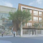 TWO COUSINS LLC RECEIVED APPROVAL from the Providence City Plan Commission for plans to demolish the former Army Navy Surplus store and two other buildings at 279 Thayer St., to build a four-story, mixed-use apartment building in its place. / COURTESY PROVIDENCE CITY PLAN COMMISSION