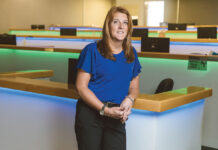 Morrow is flying high on meteoric rise at InsureMyTrip RAPID ASCENT: Suzanne Morrow has risen through the ranks from client services program manager to senior vice president, the company’s second-highest position, in her six years at InsureMyTrip in Warwick. / PBN PHOTO/RUPERT WHITELEY