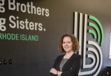 Mentorship is integral to the Big Brothers Big Sisters of Rhode Island mission FAMILY FIRST: Katje Afonseca, CEO of Big Brothers Big Sisters of Rhode Island in Cranston, doesn’t expect her employees to put work before family, adding that the approach supports success rather than hinders workplace achievement. / PBN PHOTO/TRACY JENKINS