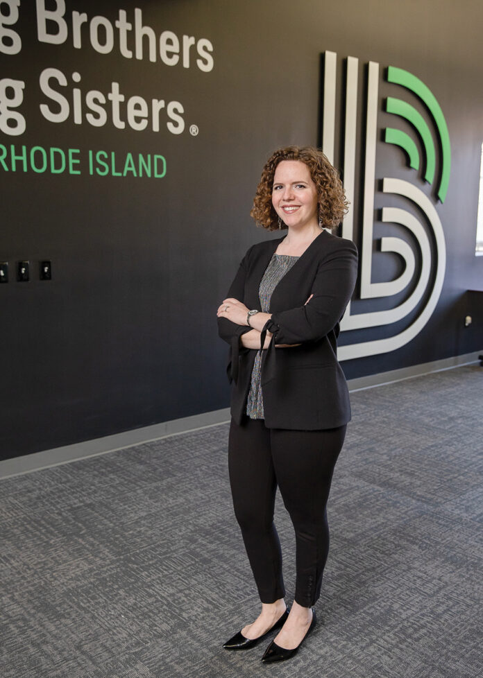 FAMILY FIRST: Katje Afonseca, CEO of Big Brothers Big Sisters of Rhode Island in Cranston, doesn’t expect her employees to put work before family, adding that the approach supports success rather than hinders workplace achievement. / PBN PHOTO/TRACY JENKINS