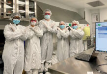 Amgen Rhode Island CELEBRATING WOMEN: Amgen Rhode Island’s manufacturing team celebrates Women’s History Month. / COURTESY AMGEN RHODE ISLAND