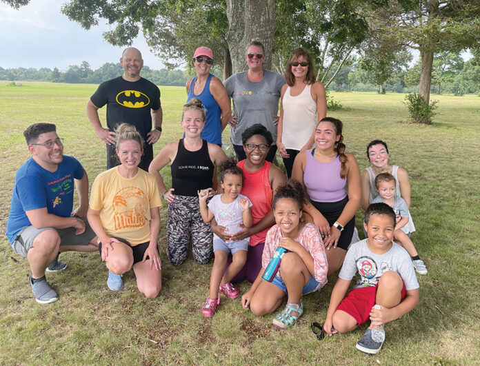 FITNESS TEST: South County Smiles team members attend the Maddie Potts Foundation Annual Fitness Challenge at Ninigret Park in Charlestown. / COURTESY SOUTH COUNTY SMILES