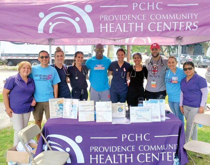 COMBATING COVID-19: Providence Community Health Centers Inc. was the first organization in Rhode Island to offer drive-thru and walk-up ­COVID-19 testing.  COURTESY PROVIDENCE COMMUNITY HEALTH CENTERS INC. 