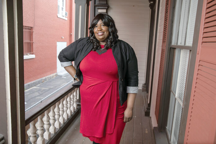 FAB FOUNDER: Fabiola Brunache changed careers in 2012, moved to Rhode Island and established her own real estate agency. She acknowledges that there have been some awkward moments for her in a real estate industry that doesn’t have many people of color. / PBN PHOTO/RUPERT WHITELEY FAB FOUNDER: Fabiola Brunache changed careers in 2012, moved to Rhode Island and established her own real estate agency. She acknowledges that there have been some awkward moments for her in a real estate industry that doesn’t have many people of color. / PBN PHOTO/RUPERT WHITELEY