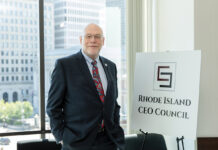 SPARKING CONVERSATION: Rhode Island CEO Council founder and CEO Robert Fiske regularly hears discussions among local business leaders about how to address a myriad of challenges impacting multiple industries.  PBN PHOTO/TRACY JENKINS