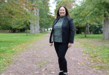 POPULAR PATH: ­Crystal Raviele, a health care management professional, graduated from Bryant University’s online MBA program in May.  PBN PHOTO/­ELIZABETH GRAHAM