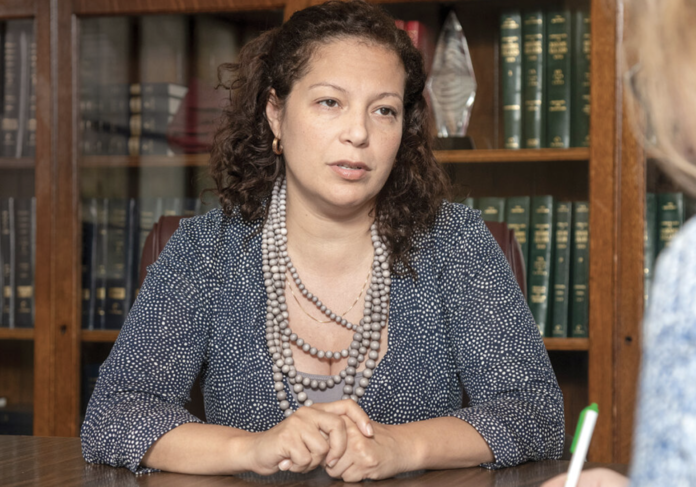 R.I. EDUCATION COMMISSIONER Angélica Infante-Green wanted the business community to be involved in improving the public schools in Providence three years ago. Now a new public policy report has, in part, renewed those calls but on a statewide basis. PBN FILE PHOTO/MICHAEL SALERNO