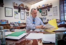 Grebien feels Pawtucket is rebounding with new stadium, high school coming soon WITH THE TIDEWATER LANDING soccer stadium under construction and Pawtucket voters approving a bond to build a new high school, Mayor Donald R. Grebien feels the city is on the rebound. / PBN FILE PHOTO/MICHAEL SALERNO