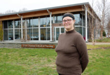 SCHOOL DAZE: RIC searches for identity amid severe enrollment drop ROUGH PATCH: Rhode Island College nursing student Mel “Rising Dawn” Cordeiro says some frustrating experiences after transferring from the Community College of Rhode Island sometimes left her questioning if it was worth the trouble.
PBN PHOTO/ELIZABETH GRAHAM
