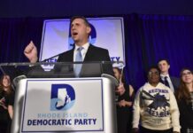 Rep. Magaziner ready to work for R.I.; observers say challenges await REP. SETH MAGAZINER, D-R.I., seen here delivering his victory speech Nov. 8, says he wants to prioritize lowering energy and drug costs, and improving education. / AP FILE PHOTO/MARK STOCKWELL