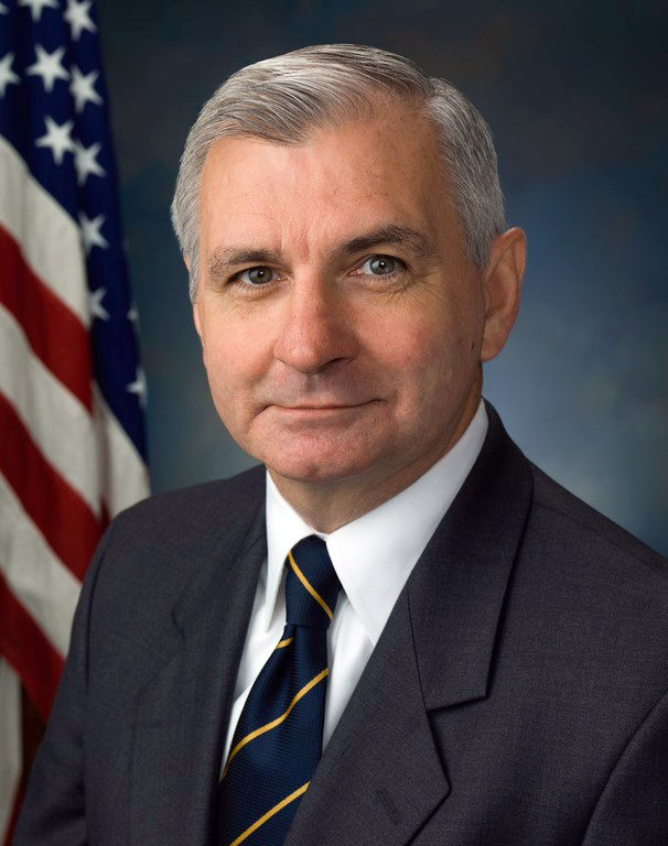 Reedallaboutit (1) U.S. SEN. JACK REED helped secure $46 million in federal funding to build a state-of-the-art headquarters at Quonset Air National Guard Base. / COURTESY OFFICE OF SEN. JACK REED