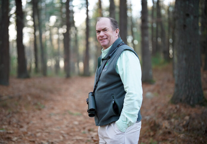  Rhode Island native Jeffrey Hall joined the Audubon Society of Rhode Island in 2000, serving  as the first director of the Nature Center and Aquarium in Bristol, and later as Audubon  senior director of advancement. Hall was  named executive director in 2022. / COURTESY AUDUBON SOCIETY OF RHODE ISLAND
