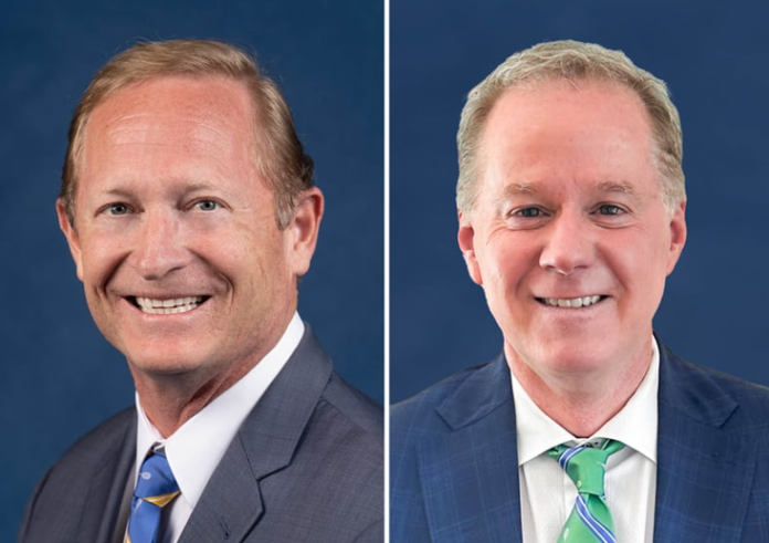 DAN FABER, left, has been named the new CEO of the International Tennis Hall of Fame. Patrick McEnroe, right, will be the hall of fame's new president. / COURTESY INTERNATIONAL TENNIS HALL OF FAME