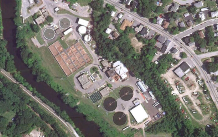 THE STATE IS SUING the city of Woonsocket, Dallas-based Jacobs Engineering Group Inc. and Synagro Woonsocket LLC over allegations that the city's wastewater treatment plant has partially treated sewage leaking into the Blackstone River. / COURTESY RHODE ISLAND INFRASTRUCTURE BANK