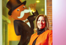 ENDING ON A HIGH NOTE:  Deborah A. Thomas, Hasbro Inc.’s executive vice president and chief financial officer, is retiring after 25 years with the Pawtucket-based toy maker.  PBN PHOTO/DAVID HANSEN
