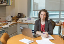 Higher ed in R.I. grapples with the use of ChatGPT BLURRED LINES: Monica Linden, a senior lecturer of neuroscience at Brown University, doesn’t bar the use of ChatGPT by her students outright but says they can use the artificial intelligence program to generate ideas and develop different perspectives on topics.
PBN PHOTO/RUPERT WHITELEY