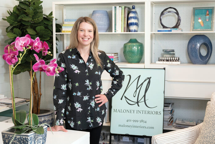 PUSHING FOR CHANGE: Ally Maloney Winzer, principal of Newport-based Maloney Interiors, is currently supporting proposed legislation in the R.I. General Assembly to recognize interior design as a distinct profession.  PBN PHOTO/DAVID HANSEN 