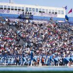 MEADE STADIUM, which hosts the University of Rhode Island's football team, needs a $42 million upgrade to replace the bleachers, press box and make it compliant to the Americans with Disabilities Act. / COURTESY UNIVERSITY OF RHODE ISLAND