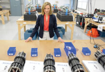 MIKEL’s Mendell is blazing a trail for others HEAD OF THE CLASS: MIKEL Inc. President Kelly Mendell frequently returns to the University of Massachusetts Amherst, her alma mater, to speak with current engineering students and support other women looking to go into science.
PBN PHOTO/ELIZABETH GRAHAM