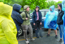 Amid housing shortage, access to care wavers OUTREACH PREP: Emergency physician Dr. Rebecca Karb, third from left, speaks with health officials and House of Hope Community Development Corp. outreach workers before going to meet with homeless clients.
PBN PHOTO/MICHAEL SALERNO