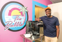 TOO SMALL TO FAIL? R.I.’s low-profile tech sector avoiding carnage felt in major hubs STEADY PACE: Toye Onikoyi has founded two tech-related businesses in Rhode Island, including a virtual reality arcade called Bubbler VR. Unlike in bigger hubs, Onikoyi says, Rhode Island’s tech sector seems to move at a more deliberate speed, which sometimes can be an advantage.
PBN PHOTO/MICHAEL SALERNO