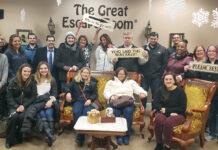Citrin Cooperman & Co. LLP SUPER SLEUTHING: The staff at Citrin Cooperman & Co. LLP participate in an escape room activity.
COURTESY CITRIN COOPERMAN & CO. LLP