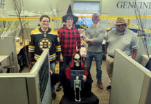 Vertikal6 SCARY SIGHT: Vertikal6 team members decorate their cubicles and come to work in costume for Halloween.
COURTESY VERTIKAL6