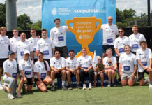 Baystate Financial Services LLC CUP CRAZY: Baystate Financial Services LLC employees help fundraise and volunteer at Boston Children’s Hospital’s annual Corporate Cup event.
COURTESY BAYSTATE FINANCIAL SERVICES LLC