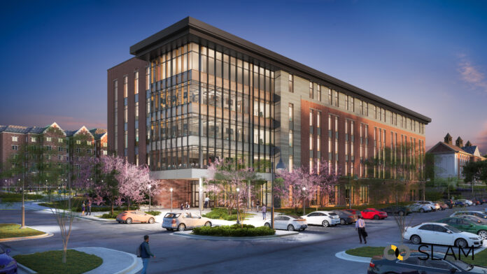 PROVIDENCE COLLEGE has received a $10 million gift from Madeline Mondor, the widow of the late Pawtucket Red Sox owner Ben Mondor, to support the college's new Center for Nursing and Health Sciences. / COURTESY PROVIDENCE COLLEGE
