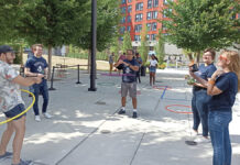 CIC Providence LLC HOOPING AROUND: CIC Providence LLC staffers enjoy some hula-hooping during their annual Field Day event in Providence.
COURTESY CIC PROVIDENCE LLC