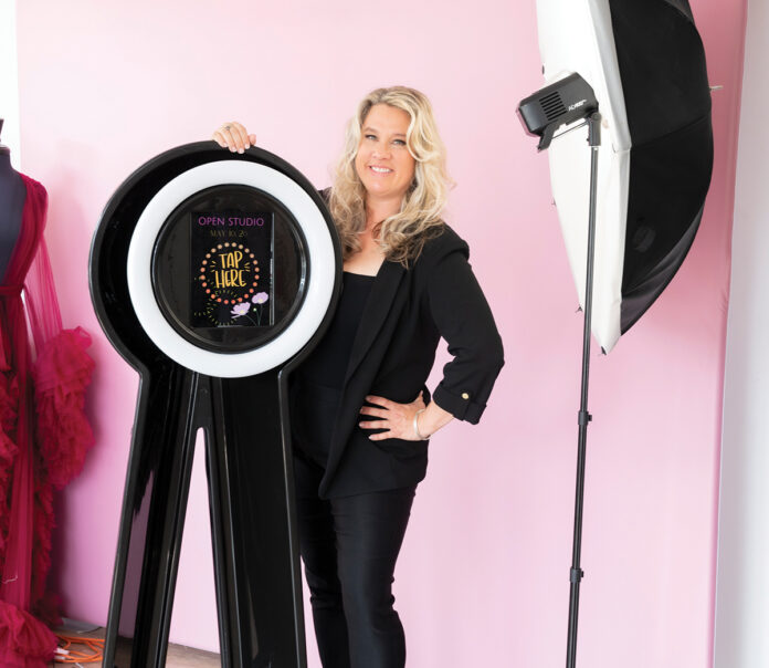 QUICK SHOTS: Olga Enger in her Studio Newport space with her latest addition to her business, the Flash Photobooth.
PBN PHOTO/DAVID HANSEN QUICK SHOTS: Olga Enger in her Studio Newport space with her latest addition to her business, the Flash Photobooth.
PBN PHOTO/DAVID HANSEN