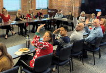 Healthcentric Advisors LLC LUNCHTIME: Healthcentric Advisors Inc. holds a holiday lunch at the office.
COURTESY HEALTHCENTRIC ADVISORS INC.