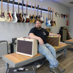 MAN OF NOTE: After a battle with cancer, Tom Lovett decided to follow his passion and turn his hobby of building and repairing amplifiers into a business.  PBN PHOTO/ELIZABETH GRAHAM