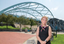 NO WORRIES: Dorothy Davison, executive director of the American Council of Engineering Companies of Rhode Island, says artificial intelligence will allow engineers to be more efficient, not replace them entirely.  PBN PHOTO/­MICHAEL SALERNO