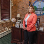 Maria Rivera is the first woman mayor in Central Falls’ history, and Rhode Island’s first Latina mayor. Prior to her swearing in as mayor in January 2021, she served as City Council president.  / PBN PHOTO/TRACY JENKINS