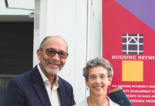 Berman awarded for community development leadership HOUSING LEADER: Anne Berman, director of real estate for the R.I. Housing and Mortgage Finance Corp., recently received the 2023 Joseph A. Caffey Award from the Housing Network of Rhode Island. At left is former R.I. Superior Court Associate Justice Edward C. Clifton.
COURTESY HOUSING NETWORK OF RHODE ISLAND