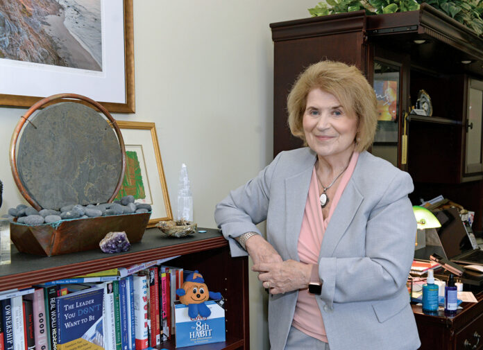 A PRO’S PRO: Mary O’Sullivan, owner of Encore Executive and Professional Coaching, regularly helps business professionals make positive changes in their careers and personal lives.
PBN PHOTO/ELIZABETH GRAHAM A PRO’S PRO: Mary O’Sullivan, owner of Encore Executive and Professional Coaching, regularly helps business professionals make positive changes in their careers and personal lives.
PBN PHOTO/ELIZABETH GRAHAM