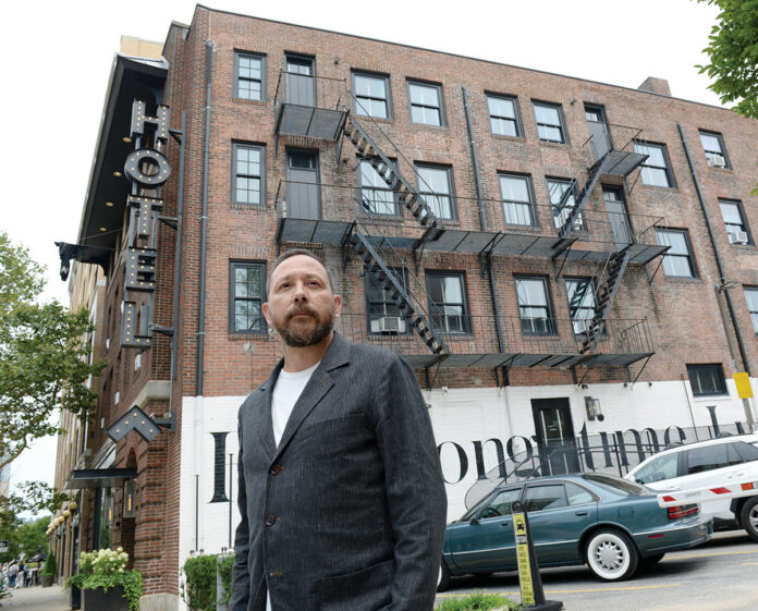 ROOM SERVICE: The leadership style of Anthony Pellegrino, head of hotels at the Ash-Dean Hotel, is based on being kind, caring and thoughtful.  PBN PHOTO/ELIZABETH GRAHAM